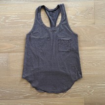 Lululemon Yogi Racerback Tank Top Hyper Stripe Mauvelous Heathered Black - $29.99