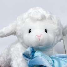 Baby Gund Fluffles Lamb Sheep Blue Plush Lovey Sound WORKS Prayer Toy - $9.16