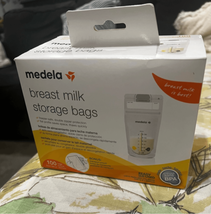 Breast Milk Bags-Medela Open Box/3 Sealed Pks of 25-75 Storage Bags Total - $10.59