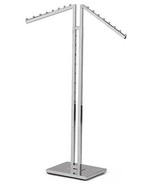 Chrome 2-way Clothes Rack - Slant Arms, Height: 48&quot; (Min) - 72&quot; (Max)  ... - $96.75