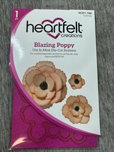 Heartfelt Creations Blazing Poppy Craft Die HCD1-764 Flower Cutting 5.75... - $19.79