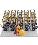 Roman Lion Heart Knight Minifigures Assembly Mini Building Block Toy - S... - £25.70 GBP