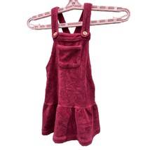 Tahari Girl Top Bib Overall Corduroy Pink Dress Size 2T Holiday - £17.68 GBP