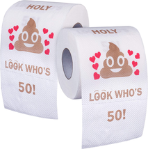 50Th Birthday Gifts for Women and Men - Funny Toilet Gag Gift - Happy 1970 Bday  - £16.64 GBP