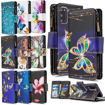 Wallet Leather Magnetic Flip Cover Case Samsung Galaxy S20 Ultra/Note 10+/S9 - £42.24 GBP