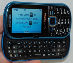 Samsung Intensity II 2 Phone Verizon CDMA SCH-U460 Brilliant Blue 1xRTT Grade C - £14.70 GBP