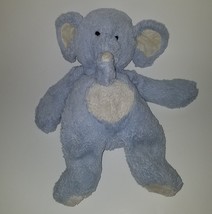 People Pals Blue White Elephant Plush Lovey Stuffed Animal Toy WASH WEAR AS IS  - $24.70
