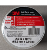 3M Silver Foil Tape for Appliances #3340 DRYER  2.5 in x 10 ft- New &amp; Se... - €6,49 EUR