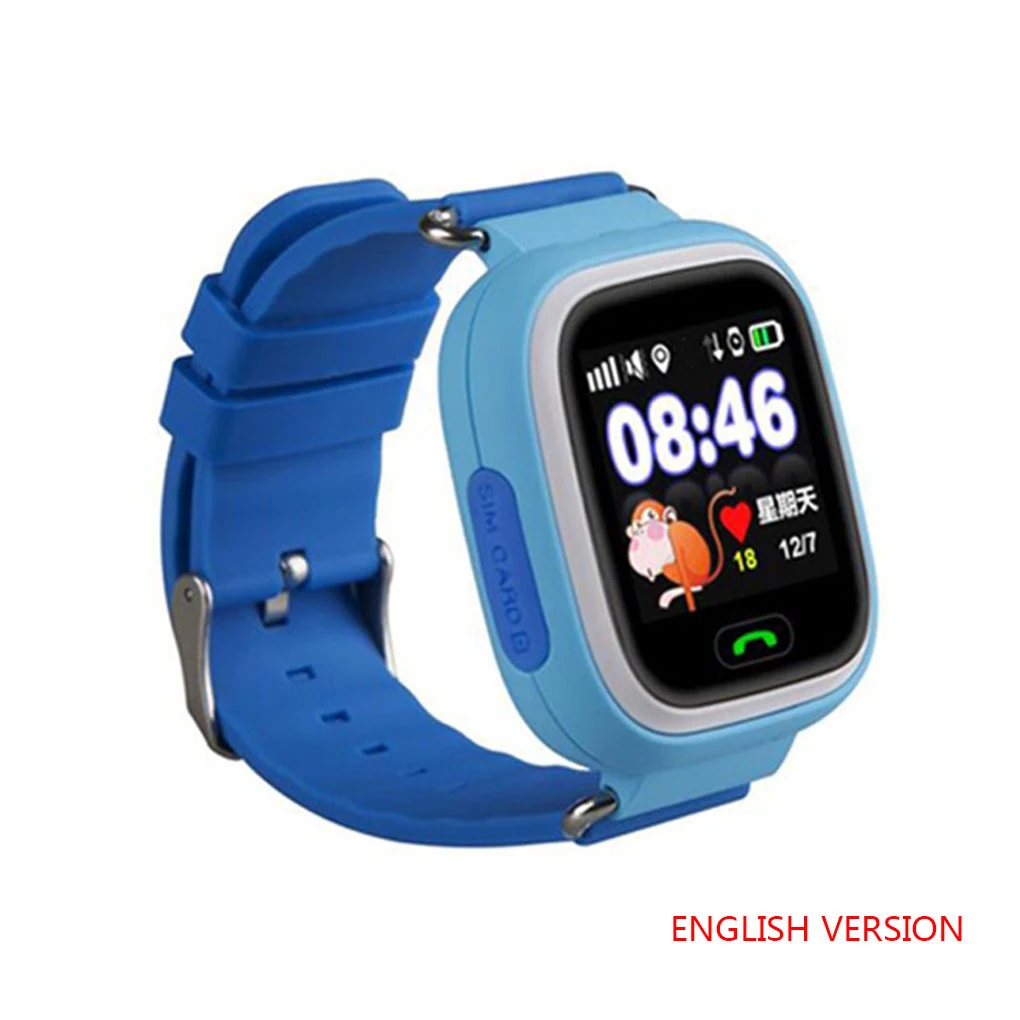 Q90 GPS Child Smart Watch Phone Position Kids Watch WIFI SOS 1.22inch Color Touc - £147.86 GBP