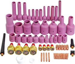 RIVERWELD TIG Gas Lens Collet Bodies Jumbo Large Diameter Alumina Nozzle... - $107.73