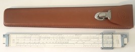 Vintage DIETZGEN 1744 Polymath Multiplex multiplex SLIDE RULE in Leather... - $34.54