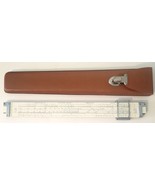 Vintage DIETZGEN 1744 Polymath Multiplex multiplex SLIDE RULE in Leather... - £25.94 GBP