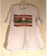 Baseball American Classic Graphic T-Shirt Size 2XL Mens - £9.55 GBP