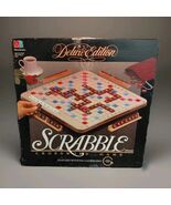 Vintage 1989 Milton Bradley Scrabble Deluxe Edition Turntable Rotating Game - $1,416.53 MXN