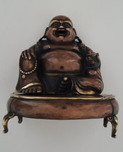 Laughing Buddha Incense Burner 7&quot; - Made in Nepal - $3,174.43 MXN