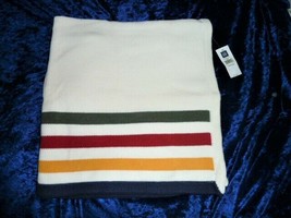 Baby Gap Cream Ivory Green Red Mustard Yellow Navy Blue Sweater Knit Blanket NEW - £54.91 GBP