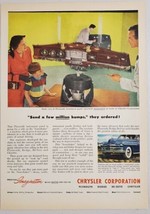 1949 Print Ad Chrysler Corp Shake Test Plymouth Instrument Panel Washboard Road - $11.68