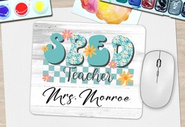 Custom SPED Teacher Gift Ideas, Teacher Name Mouse Pad, Special Education Teache - £11.00 GBP