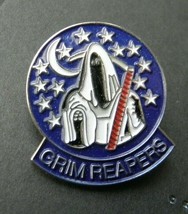 NAVY GRIM REAPERS AVIATION LAPEL PIN BADGE 1 INCH - £4.51 GBP