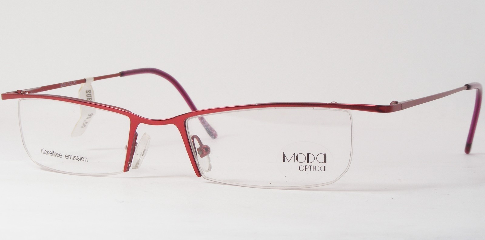 Vintage MODA OPTICA MO 2343 R1 Red Raspberry UNIQUE EYEGLASSES 49-18-140... - $56.60
