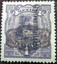 1910 One Centavo Josefa Mexico Stamp Overprinted - $0.99
