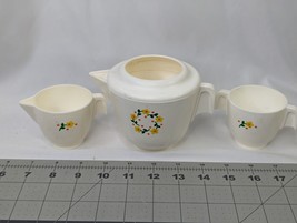 Fisher Price 681 Tea Set Pot Creamer Sugar Dish Replacement - £10.25 GBP