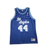 Vintage Champion NBA Los Angeles LA Lakers Jerry West Gold Logo Jersey 4... - $2,856.35 MXN