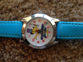 HUCKLEBERRY HOUND, Manual Wind Ultra Rare&quot;KIDS/ MENS WATCH,swiss made works - $97.02