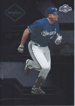 2005 Leaf Limited Carlos Lee 123 Brewers 070/699 - $2.00