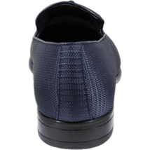 Stacy Adams Tazewell Plain Toe Tassel Tuxedo Shoes Slip On Navy 25343-410 image 5