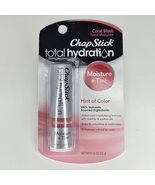 ChapStick Total Hydration Lip Balm CORAL BLUSH Tinted Moisturizer Hint o... - $13.49