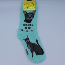 Russian Blue Womens Socks Size 9-11 Light Green - $4.54