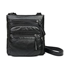 Women&#39;s Bag Purses Flap Coin Purse Multi-Layer Casual Shoulder Bag PU Leather Ba - £21.20 GBP