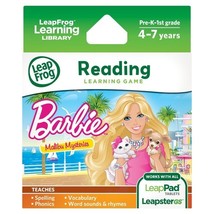 LeapFrog Barbie Malibu Mysteries Learning Game for Kids Ages 4 to 7 - $10.80