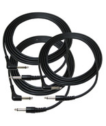 Three AxeTec Parts AT-GC-10-B Black 10-Foot Guitar Patch Amplifier Cable... - $13.31 CAD