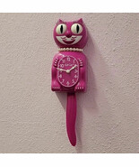RARE Retired Rosey Plum Lady Kit Cat Klock Clock - $410.29 CAD