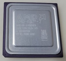 AMD-K6-2/400AFR K6-2 400AFR 400mhz Processor CPU - £17.05 GBP