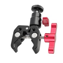 Super Clamp Articulated Mini Ball Head Mount With1/4-20 Screw For Dslr C... - $44.99