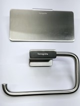 hansgrohe 41772820 AddStoris Wall Mounted Euro Toilet Paper Holder -Brus... - $44.90