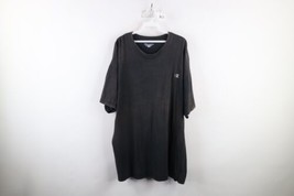 Vintage Champion Mens Size 2XL XXL Thrashed Short Sleeve T-Shirt Black C... - £23.23 GBP
