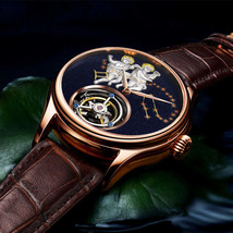 Luxury Gemini Leather Watch - £619.11 GBP