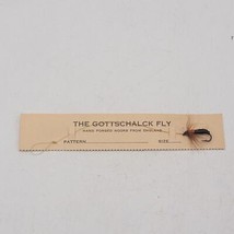Vintage Gottschalck Attachée à la Main Mouche Pêche Leurre Sur Carte Fab... - £40.82 GBP
