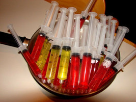 New 50 Jello Shot Syringes Injectors IN-JECTOR Bar Party Up To 2 Ounce 2oz Fill - £27.77 GBP