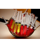 NEW 50 JELLO SHOT SYRINGES INJECTORS IN-JECTOR BAR PARTY UP TO 2 OUNCE 2... - $47.49 CAD