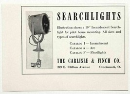 1940 Print Ad Marine Searchlights Carlisle &amp; Finch Cincinnati,Ohio - £7.13 GBP