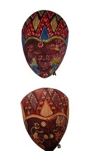 Small decorative mask, woodworking mask, Hanging decorative face mask, Face mask - £11.03 GBP