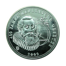 Germany Medal 2009 Silver 400 Years of Johannes Kepler&#39;s Laws 32mm 02000 - £32.29 GBP