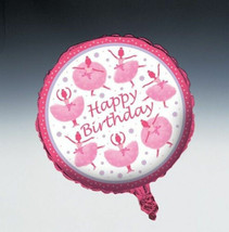 Tutu Much Fun Ballerina Ballet Party Dance Recital Birthday 18&quot; Foil Balloon - £3.01 GBP
