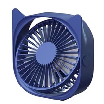 Personal Desk Fan Quiet Usb Fan Cute Cat Design, Mini Portable Table Fans For Sl - £12.76 GBP