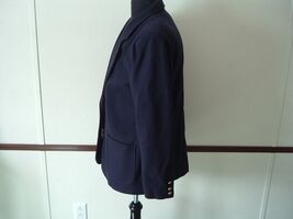 Vintage womens blue wool blazer Appleseeds brand size 16 - $32.62